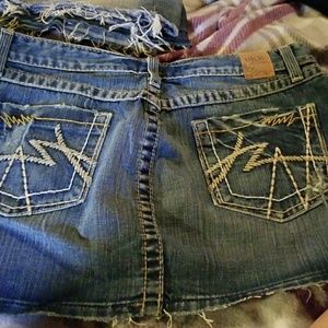 Women's jean mini skirt.  29 waist